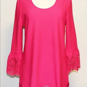 New HSN Slinky Brand Tunic Top S